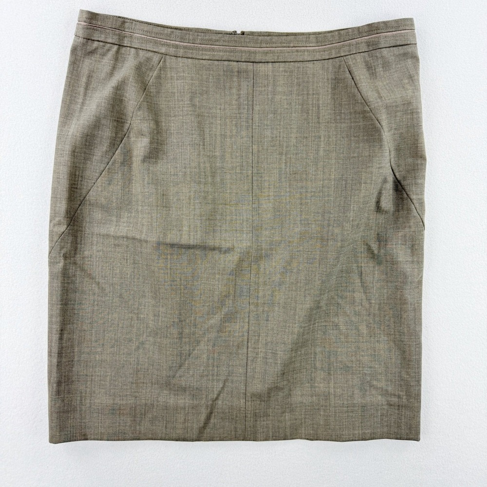 Theory‎ Pencil Skirt Size 10 Wool Blend Stretch, Knee Length